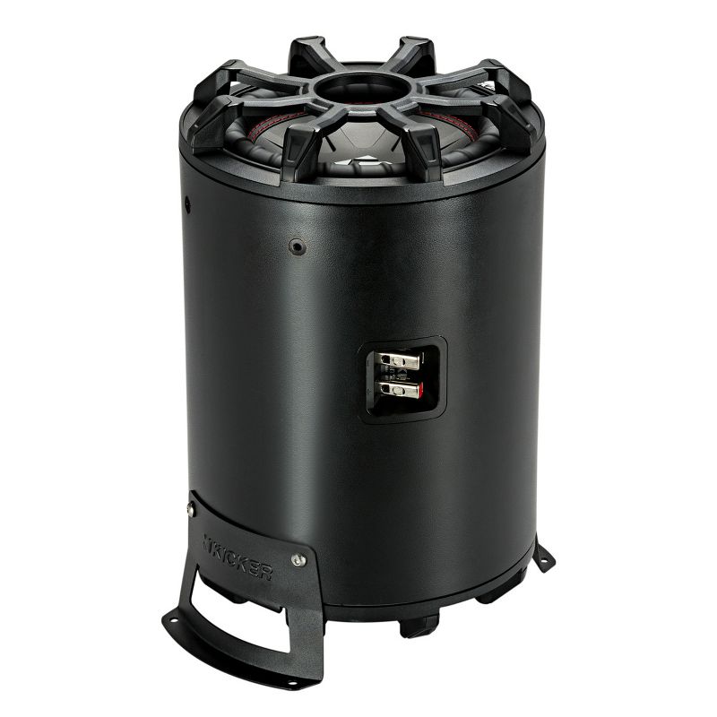 Kicker 46CWTB84 8" 4-Ohm TB-Series Subwoofer Enclosure w/ Passive Radiator