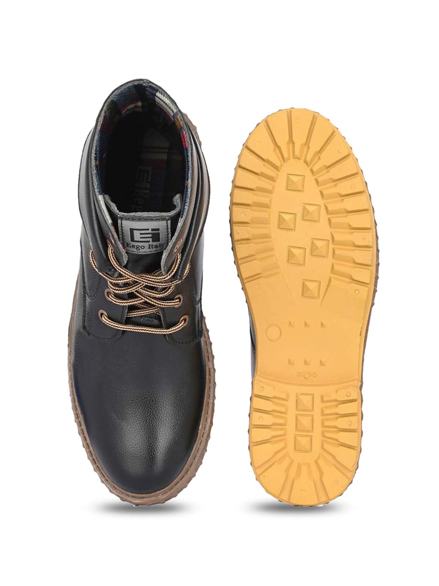 Eego Italy Men's Black Casual Boots