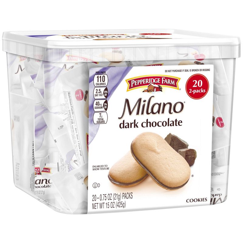 Pepperidge Farm Milano Dark Chocolate Cookies - 20ct