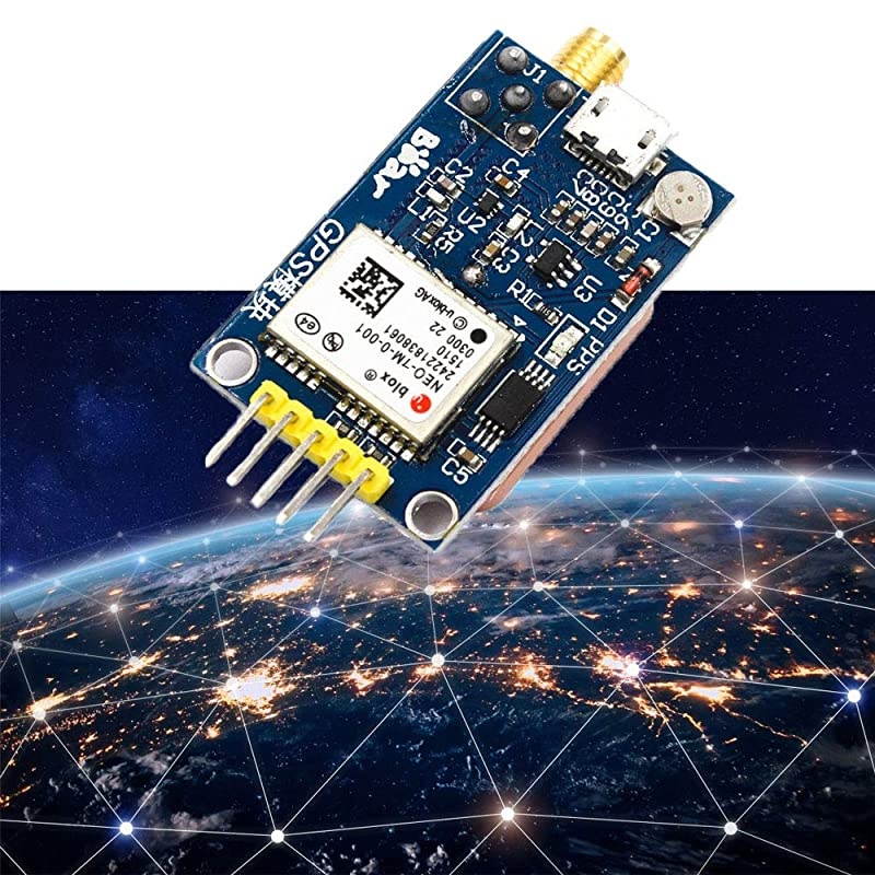 NEO-7M UBLOX GPS Satellite Positioning Module with SMA Antenna Interface for Arduino STM32 C51 Replace NEO-6M 3.3V/5V Power Supply 1Pcs