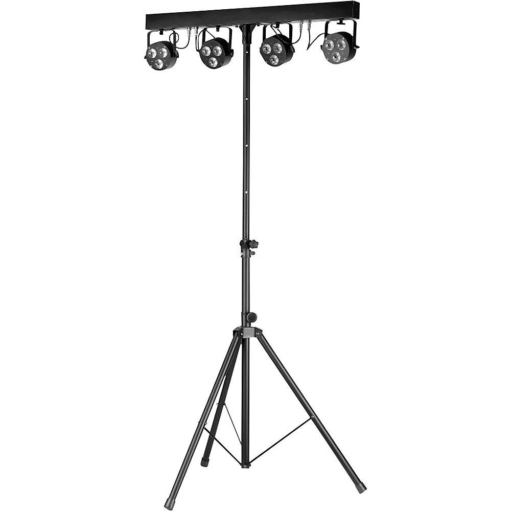 Stagg Performer Light Set RGBW LED System with Stand Black