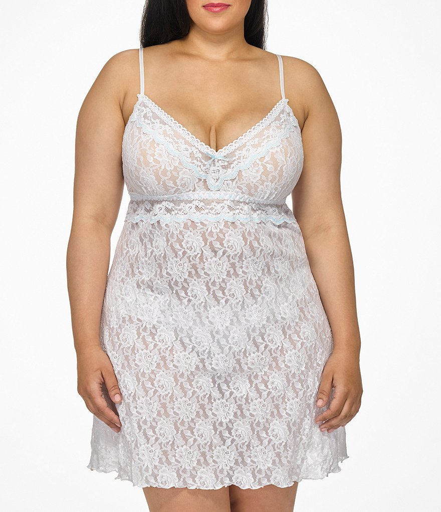 Hanky Panky Plus Annabelle Signature Lace Chemise