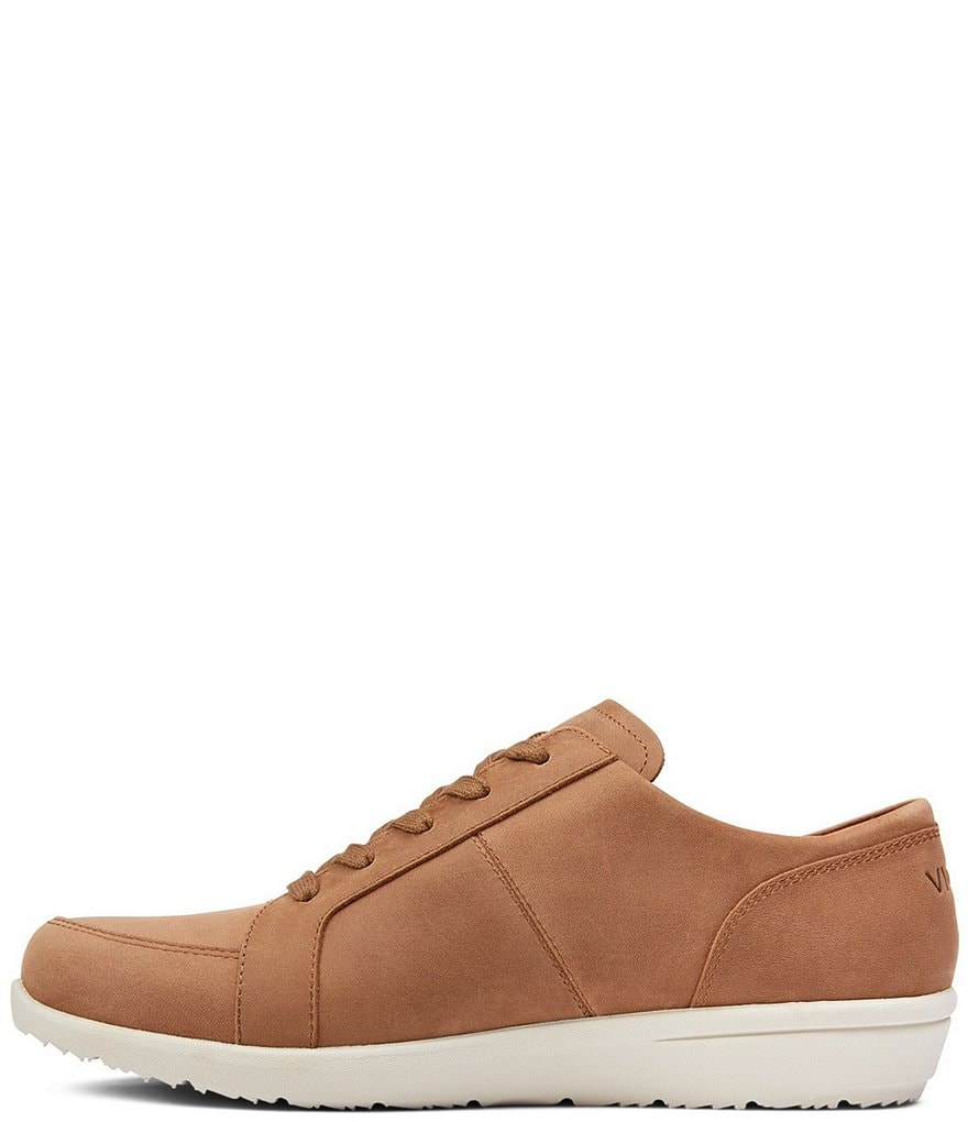 Vionic Abigail Suede Textile Lace-Up Sneakers