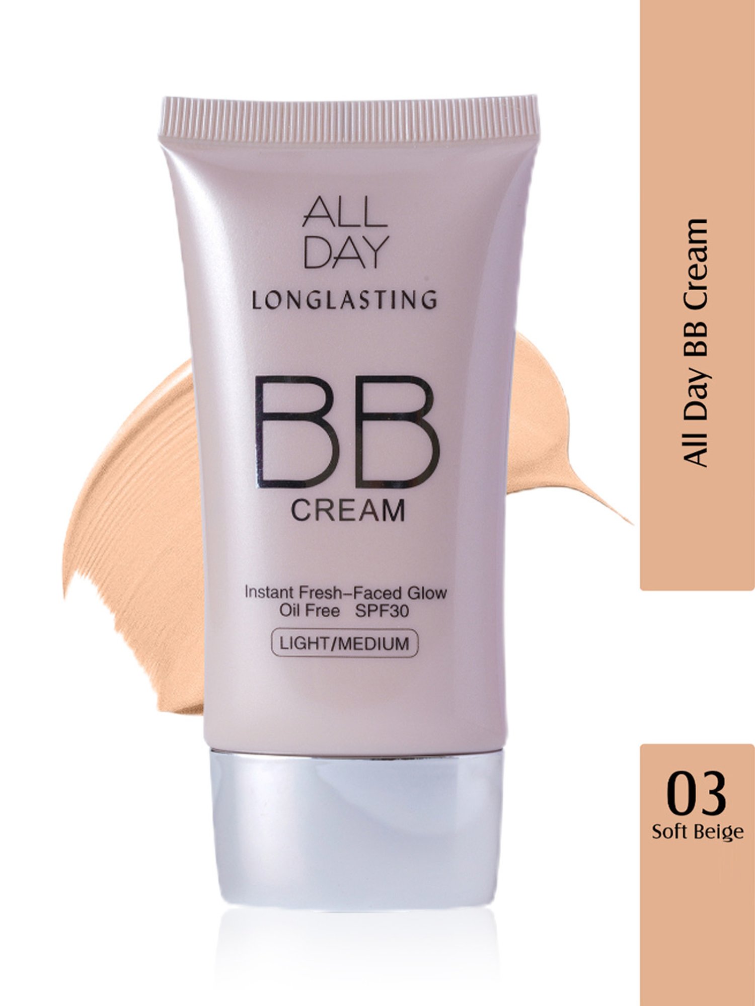 Glam21 All Day Long Lasting BB Cream SPF 30 03 Soft Beige - 40 gm