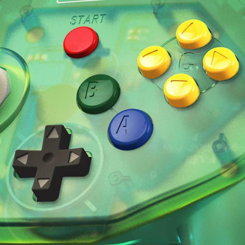 Retro-Bit Tribute 64 Controller for Nintendo N64 - Original Port - Forest Green