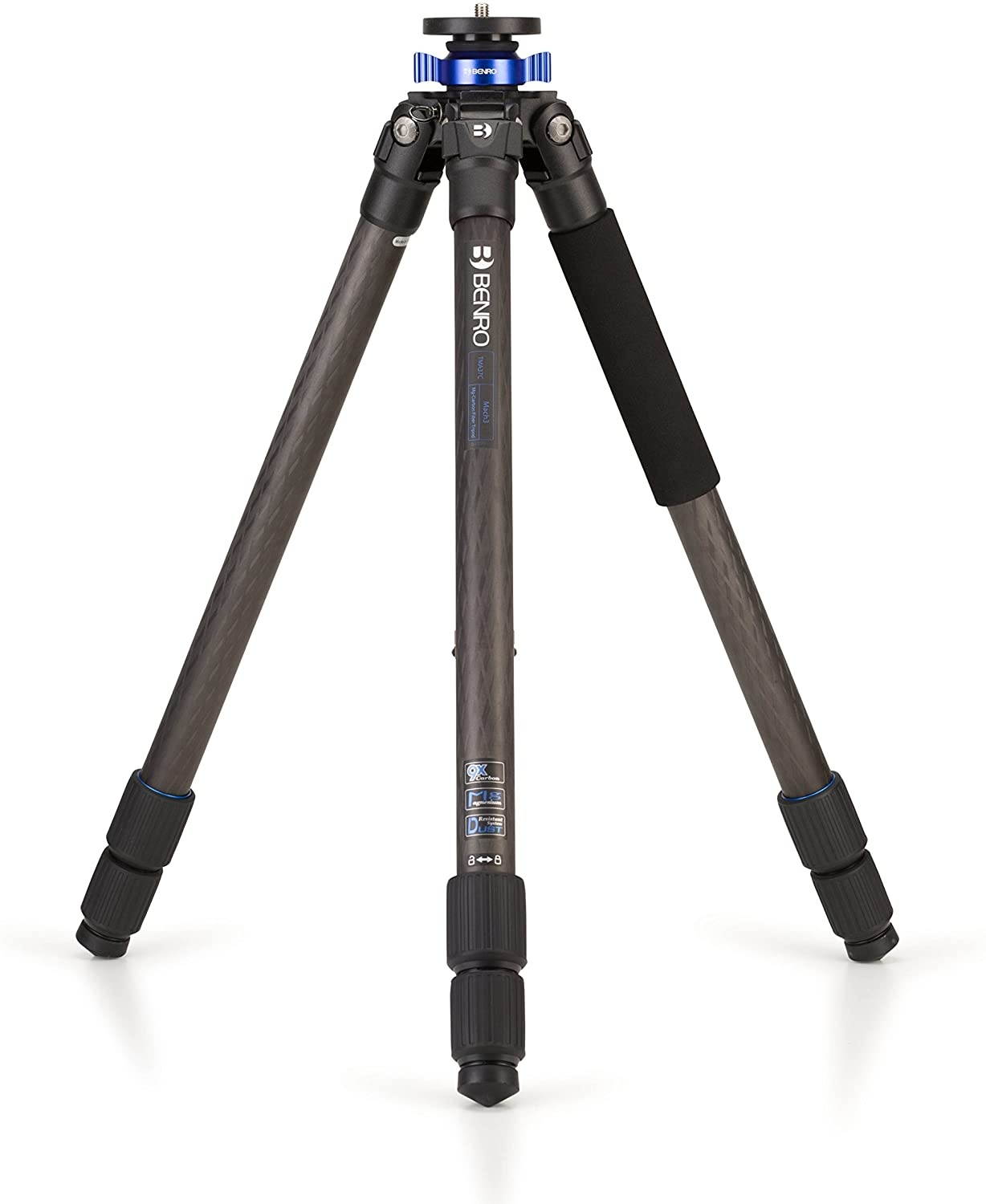 Benro TMA37C Mach3 9X Carbon Fiber Series 3 Tripod, 3 Section, Twist Lock