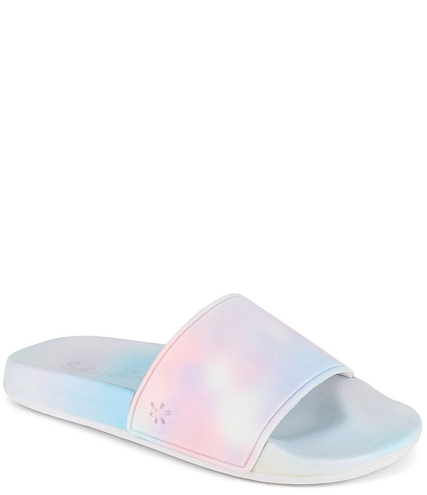 Splendid Ursa Tie-Dye Print Pool Slides