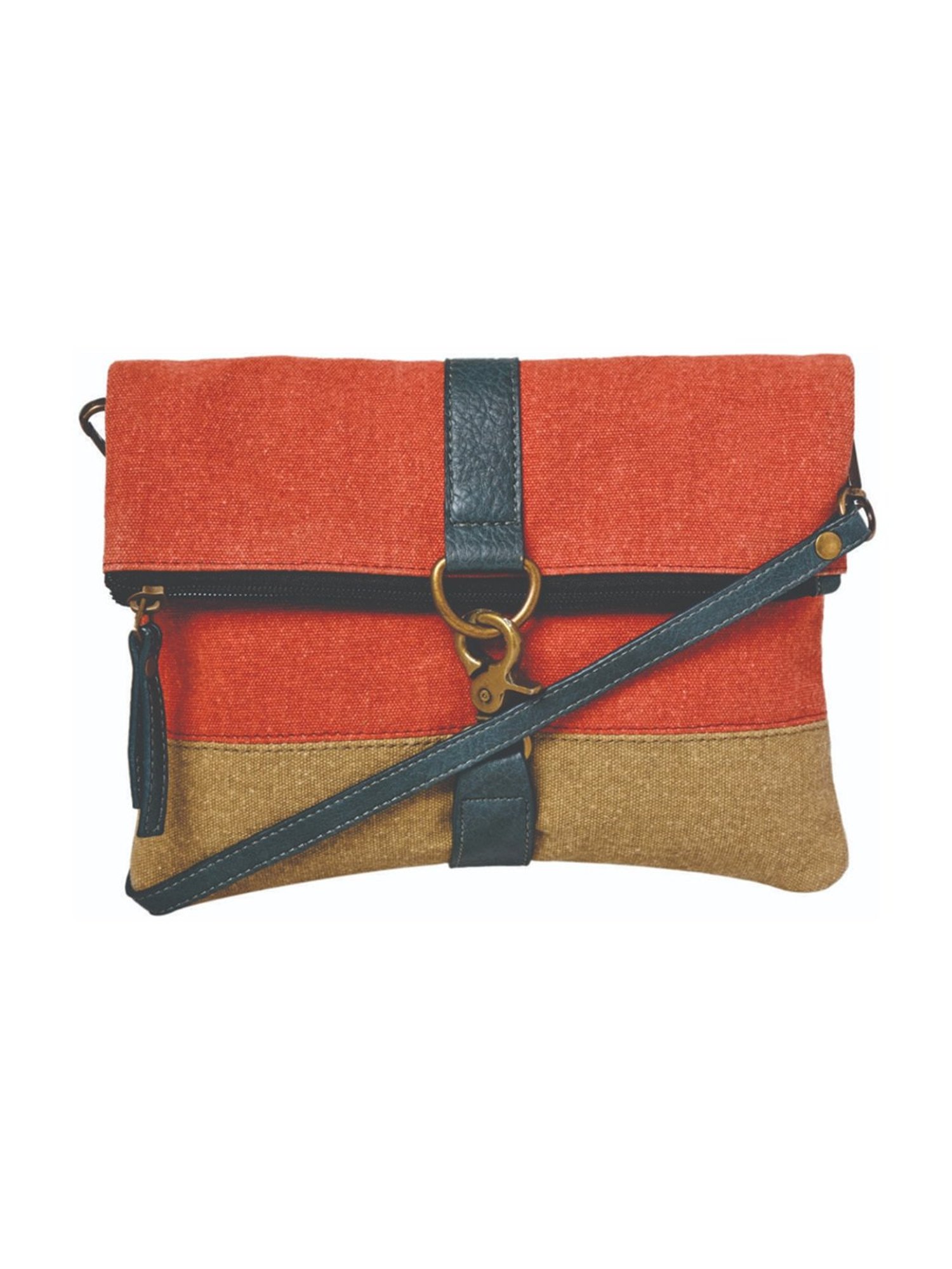 Mona B Burnt Orange Finley Small cross body bag