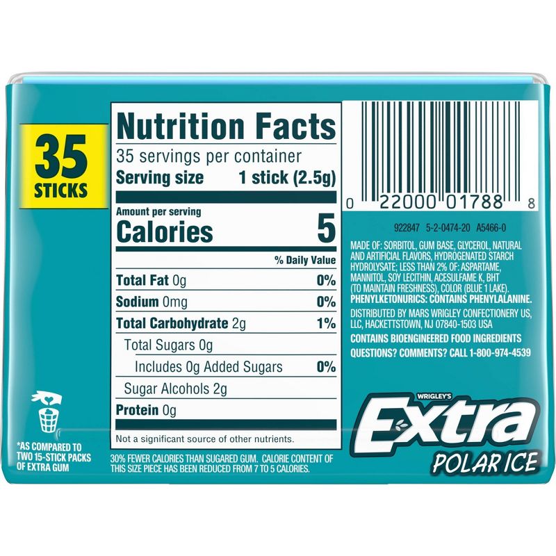 Extra Spearmint Sugarfree Gum - 15ct