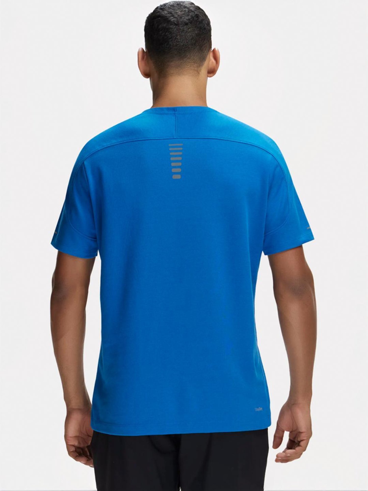 Jockey MV01 Blue Super Combed Cotton Half Sleeves T-Shirt with Stay Fresh Treatment