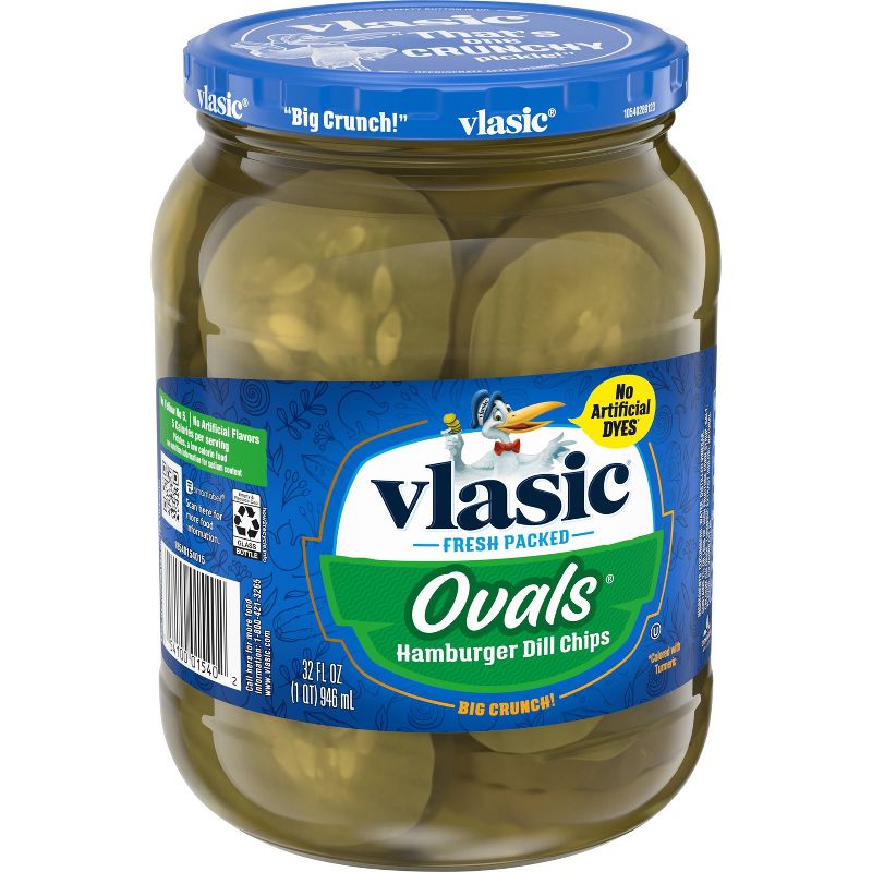 Vlasic Pickles Ovals Hamburger Dill Chips - 32oz