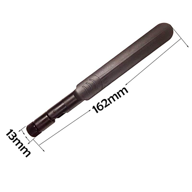 2 x 6dBi 24GHz 5GHz Dual Band WiFi RPSMA Antenna + 2 x 20cm UflIPEX Cable for Wireless Routers Mini PCIe Cards Network Extension Bulkhead Pigtail PCI WiFi WAN Repeater 8dBi Antenna 2Pcs