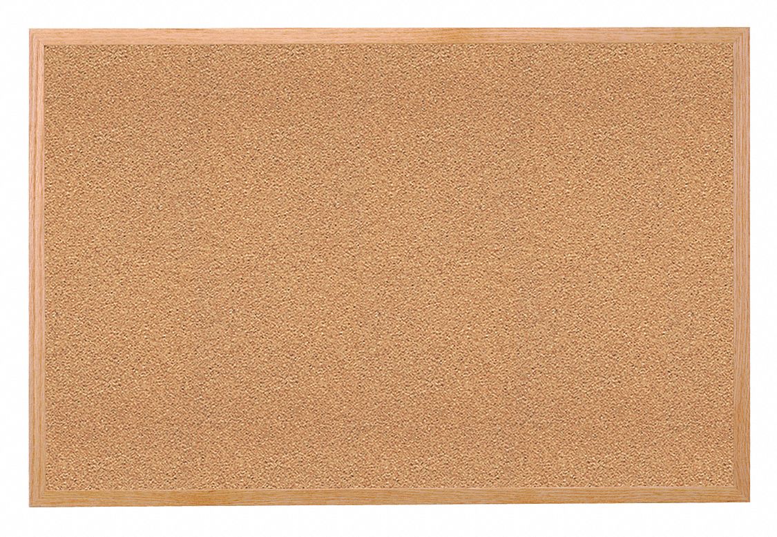 Cork Bulletin Board, Natural, Indoors GHENT 1418-1