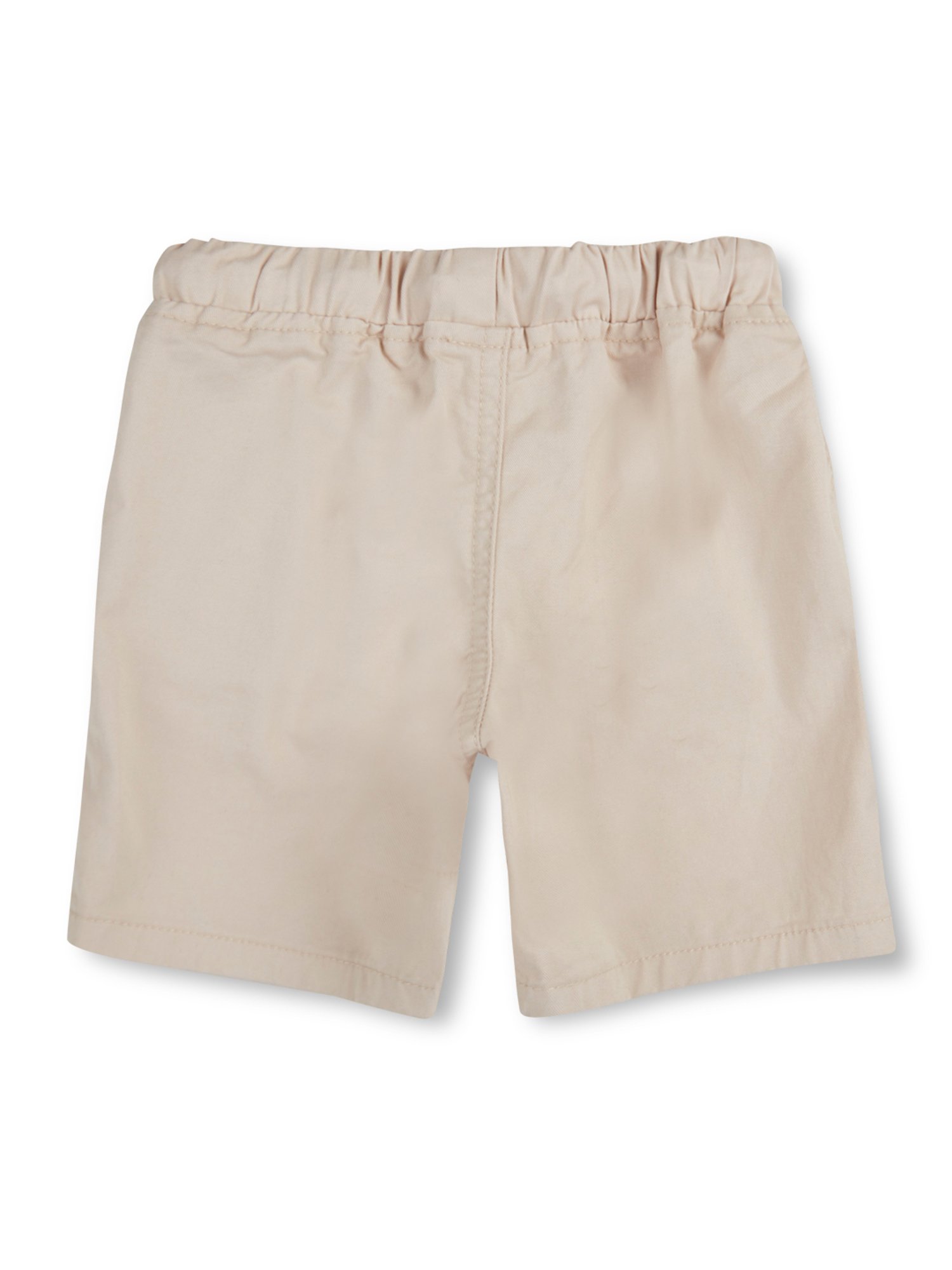 GJ baby Beige Solid Bermuda