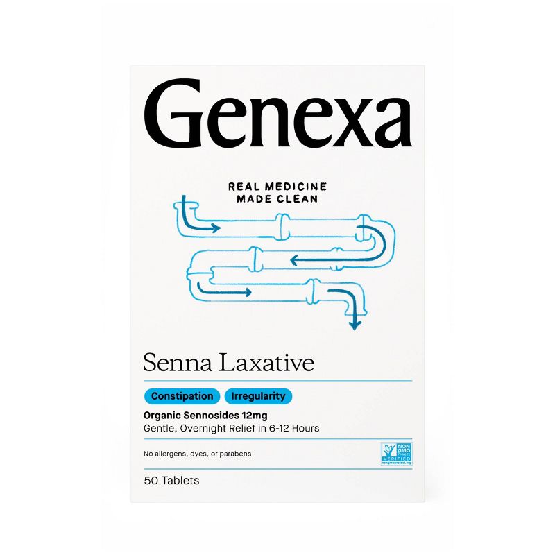 Genexa Digestive Health Laxative Aid Tablets - 50ct