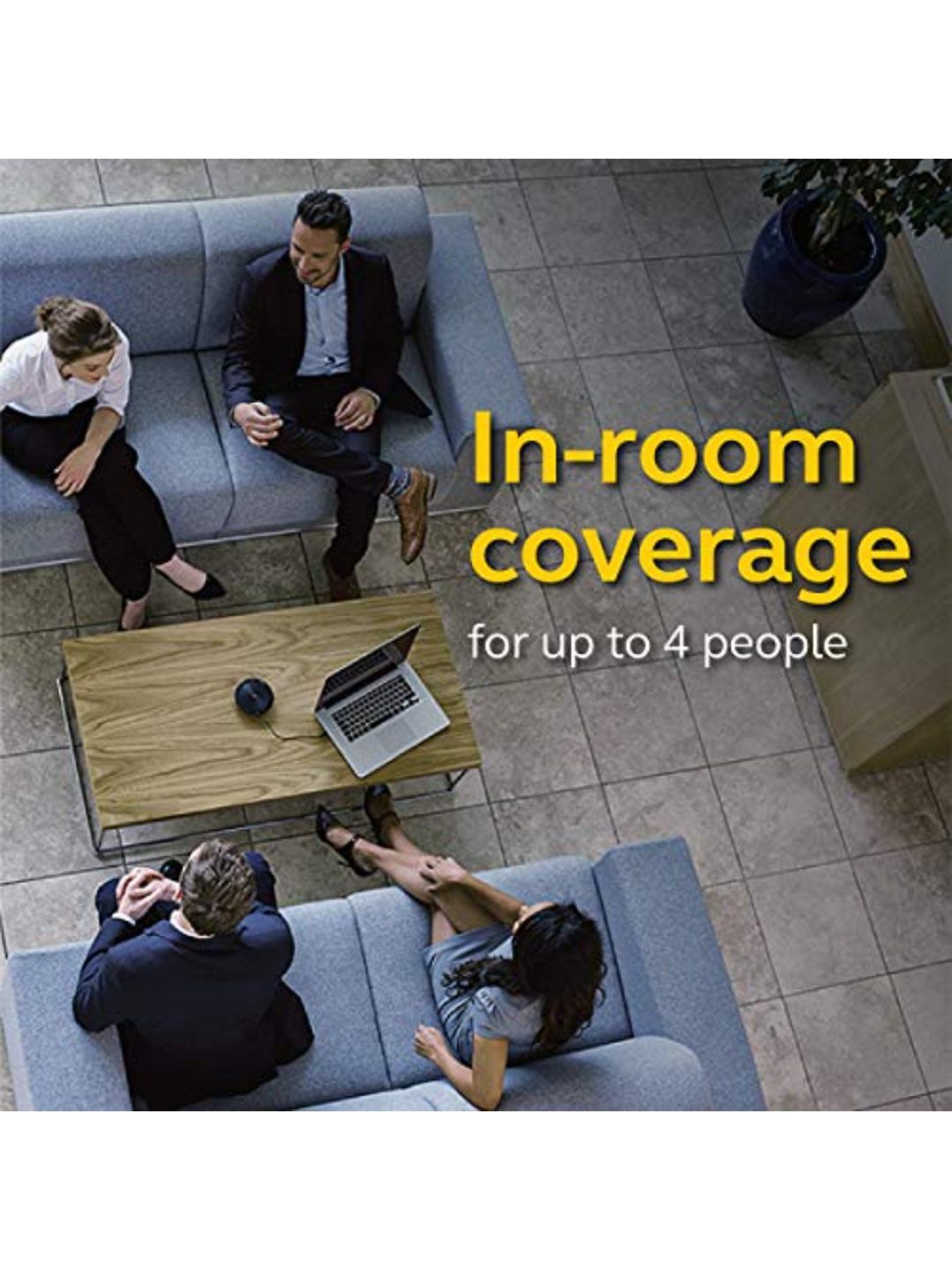 Jabra Speak 510 10 Watt Wireless Bluetooth Portable Speaker (Black)