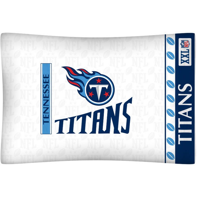 NFL Pillowcase Locker Room Bed Accessory - Tennessee Titans..