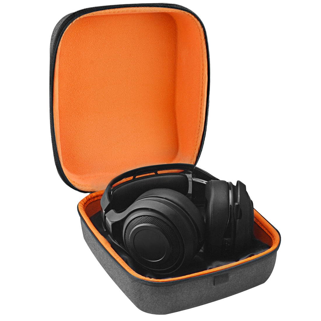 Geekria UltraShell Gaming Headset Case for Razer ManO'War 7.1, Sennheiser GSP 600, 500, PC 373D, ASTRO A20, A10, Sony PlayStation Gold, Platinum Headset and More - Headset Hard Shell Travel Bag