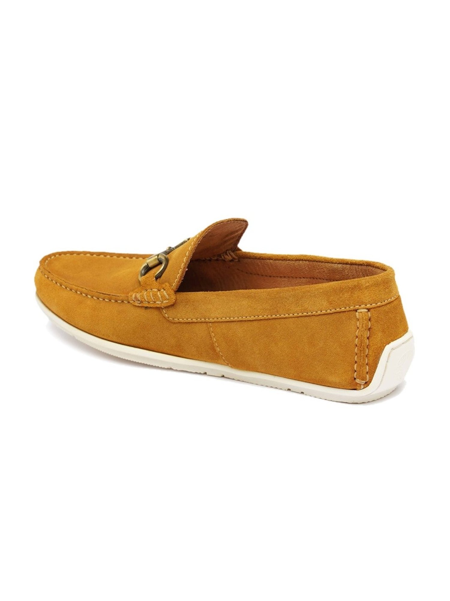 Ruosh Men's Yellow Casual Loafers