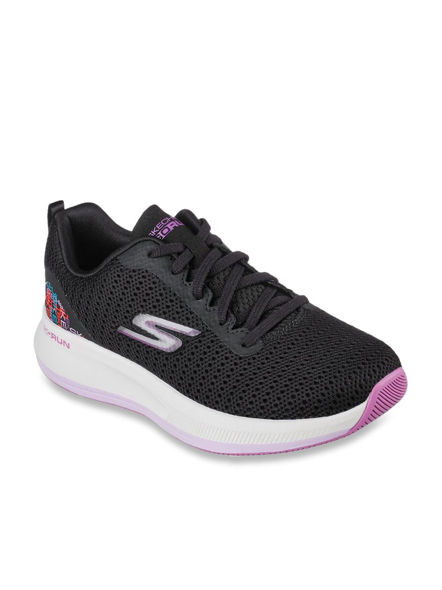 Skechers Women's GO RUN PULSE-DRIVEN ENDURANCE Black Multi Running Shoes