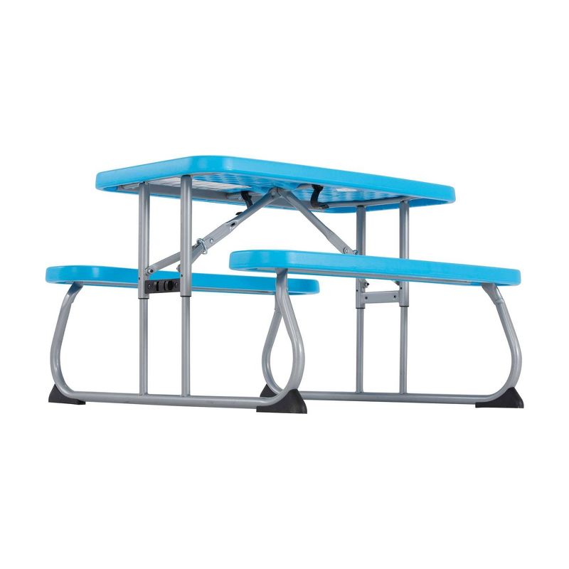 Kids Rectangle Patio Picnic Table Blue - Lifetime