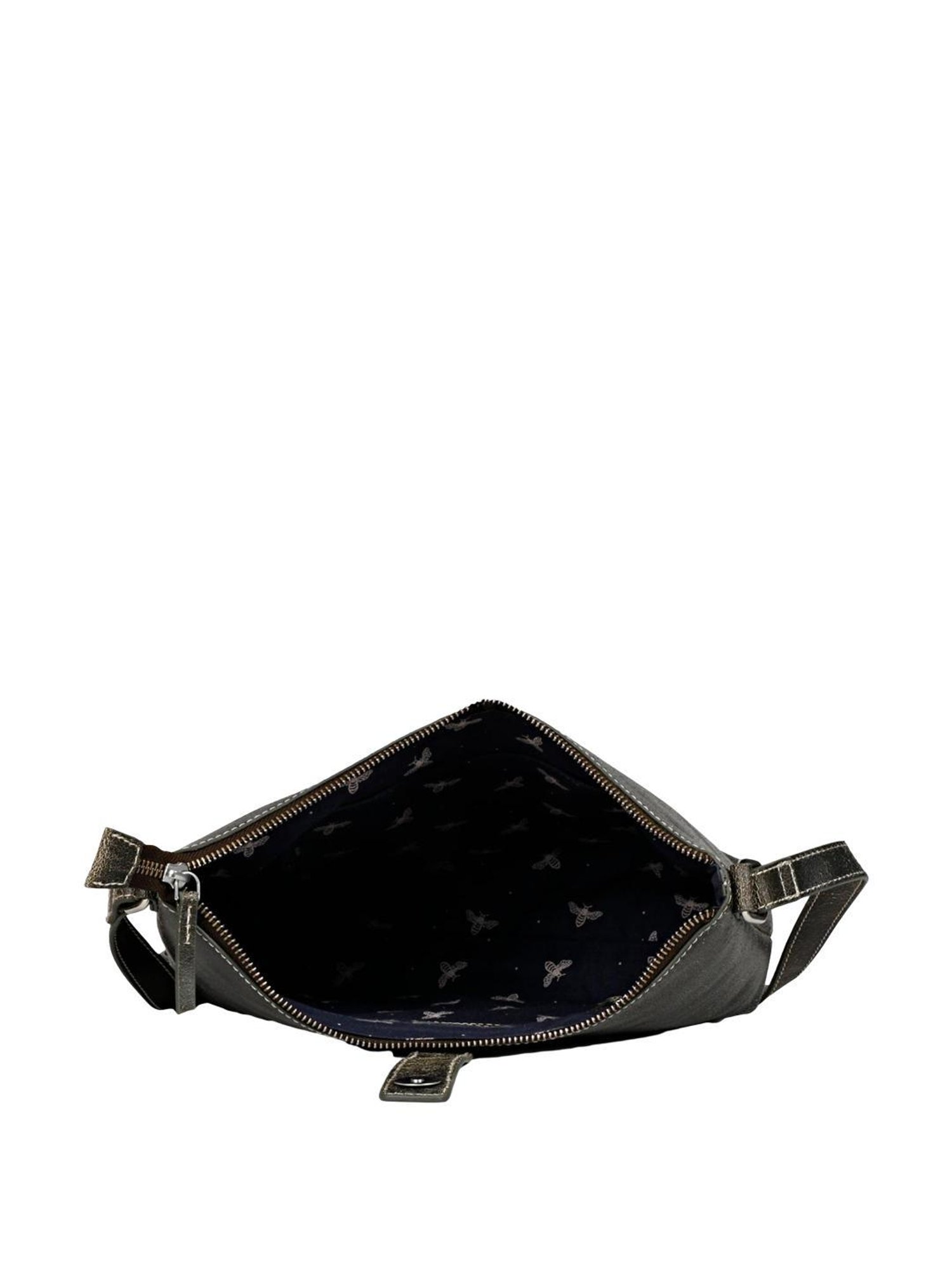 Favore Black  Solid Medium Sling Handbag