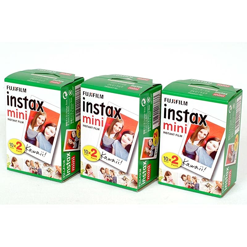 Instax Mini Instant Film 3 Twin Packs 60 Total Pictures