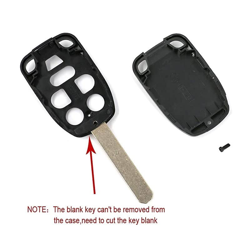 Key Fob Shell 1 Pack Keyless Entry Remote Clicker N5FA04TAA Fits for Honda Odyssey 2011 2012 2013