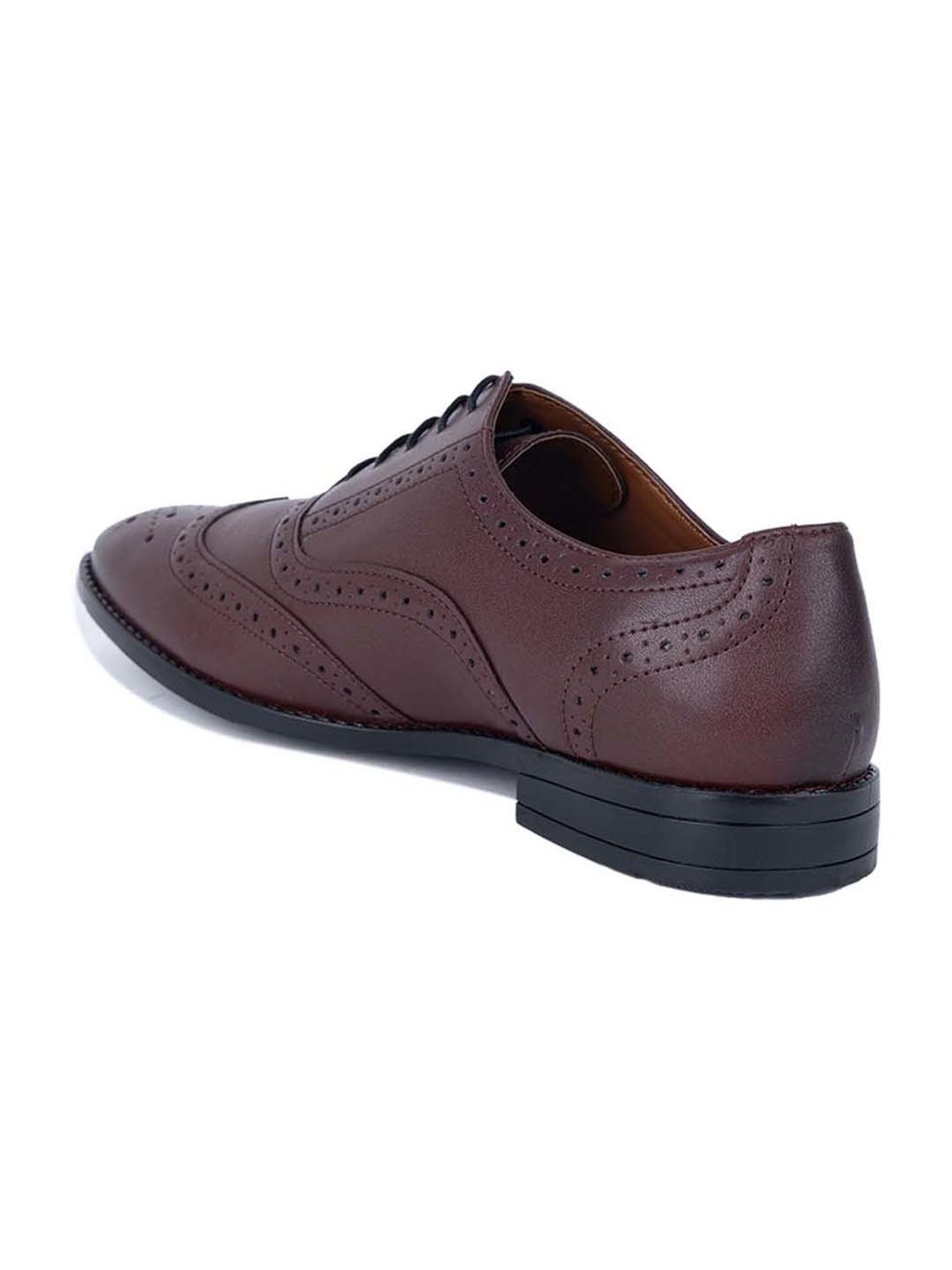 Louis Stitch Men's Rosewood Brogue Shoes