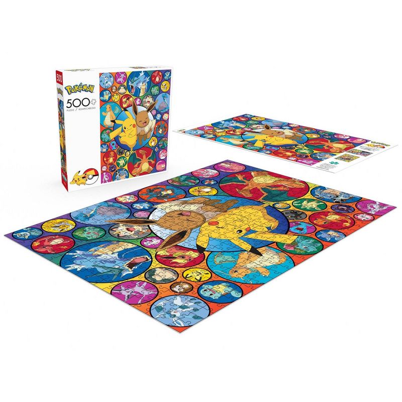 Buffalo Games Entertainment: Pokemon Pikachu & Eevee Jigsaw Puzzle - 500pc