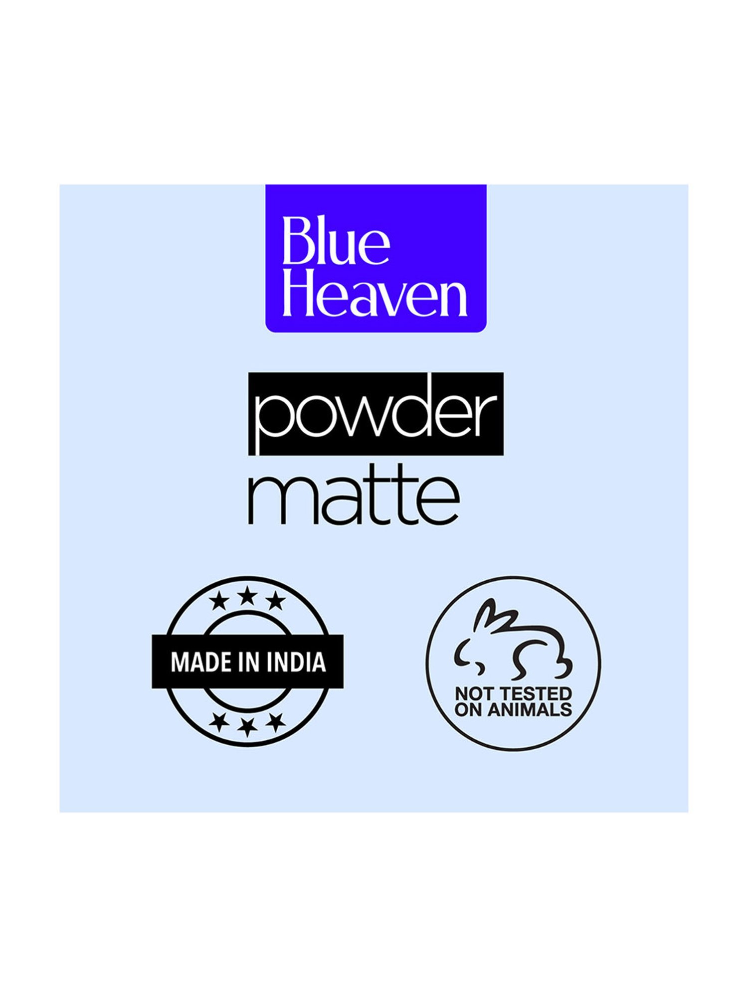 Blue Heaven Powder Matte Lipstick Ruby Glow - 3.5 gm