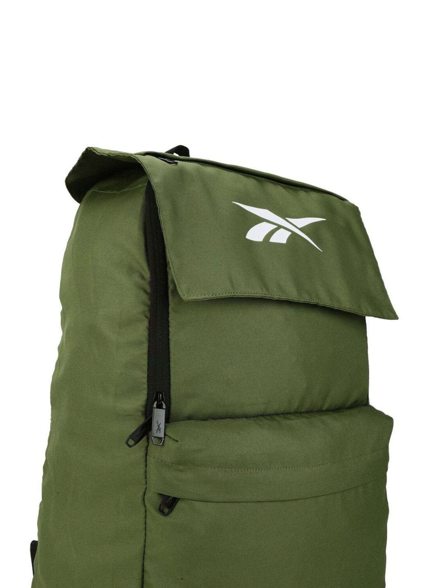 Reebok Green Polyester Solid Backpack