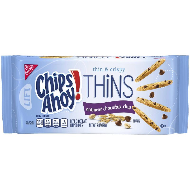 Nabisco Chips Ahoy! Thins Oatmeal - 7oz