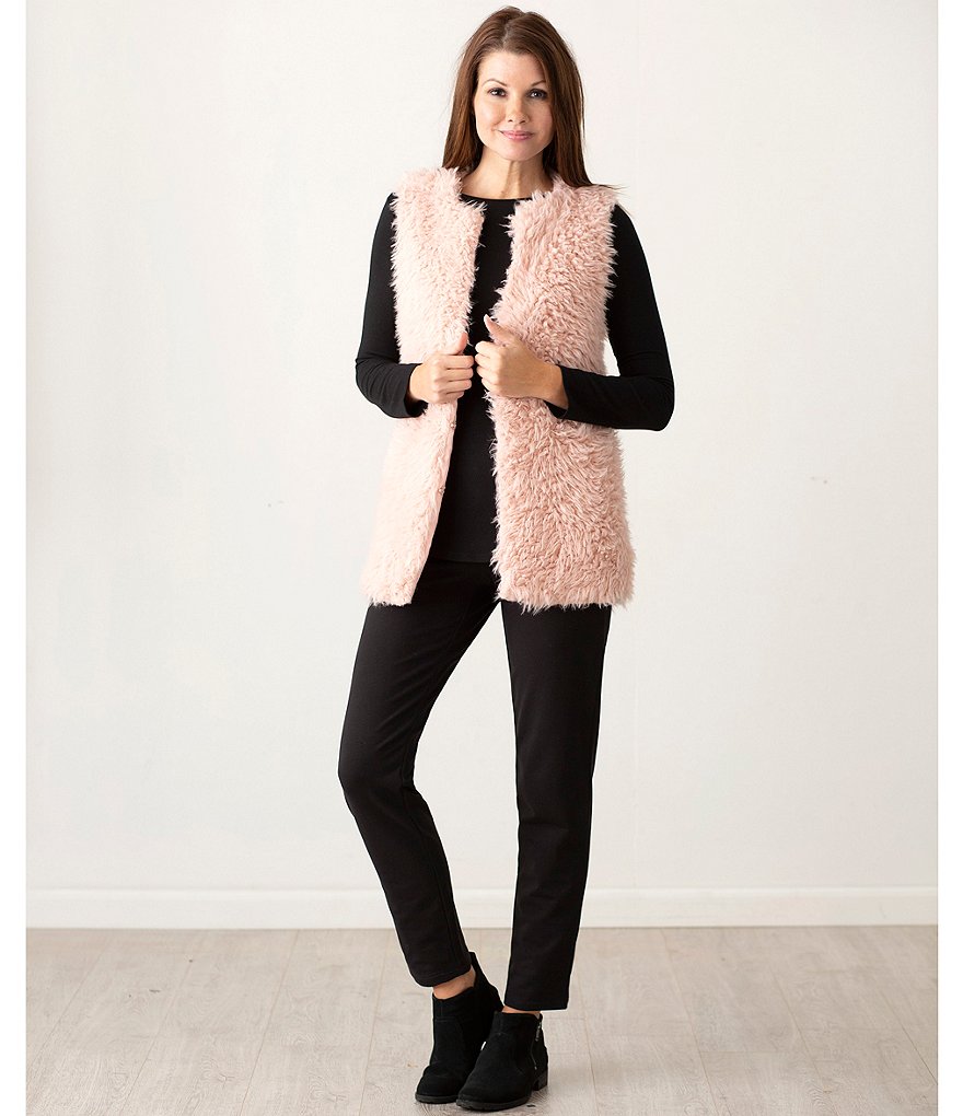 Ruby Rd. Petites Pull-On Stretch French Terry Pants