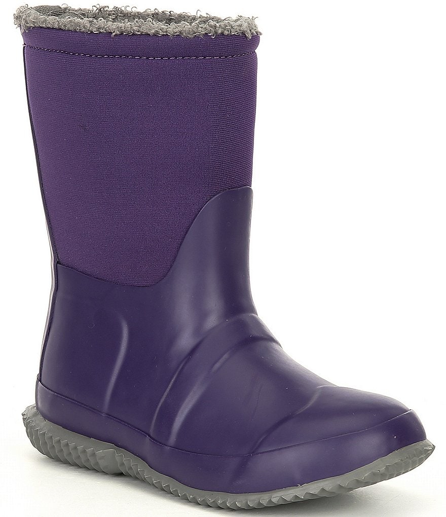 Hunter Girls' Original Insulated Roll Top Sherpa Winter Boots (Toddler)