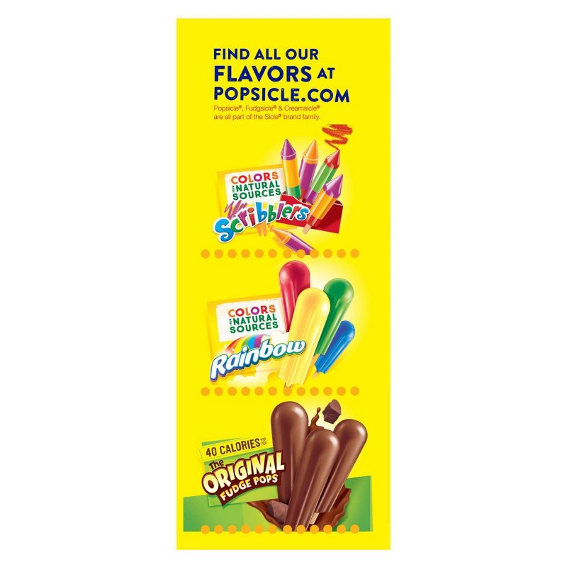 Popsicle Orange Cherry Grape Variety Ice Pops - 18ct