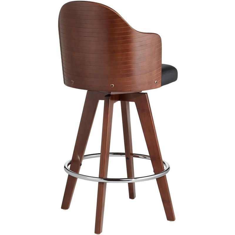 Ladder Barstool Seat Black - Riverstone Furniture Collection