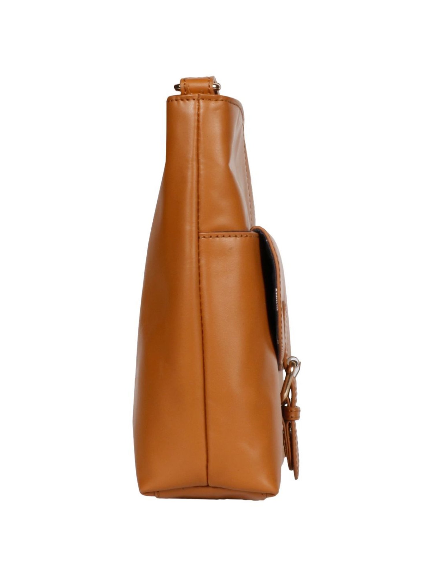 PERQUISITE STEPHANIE Brown Solid Small Sling Handbag