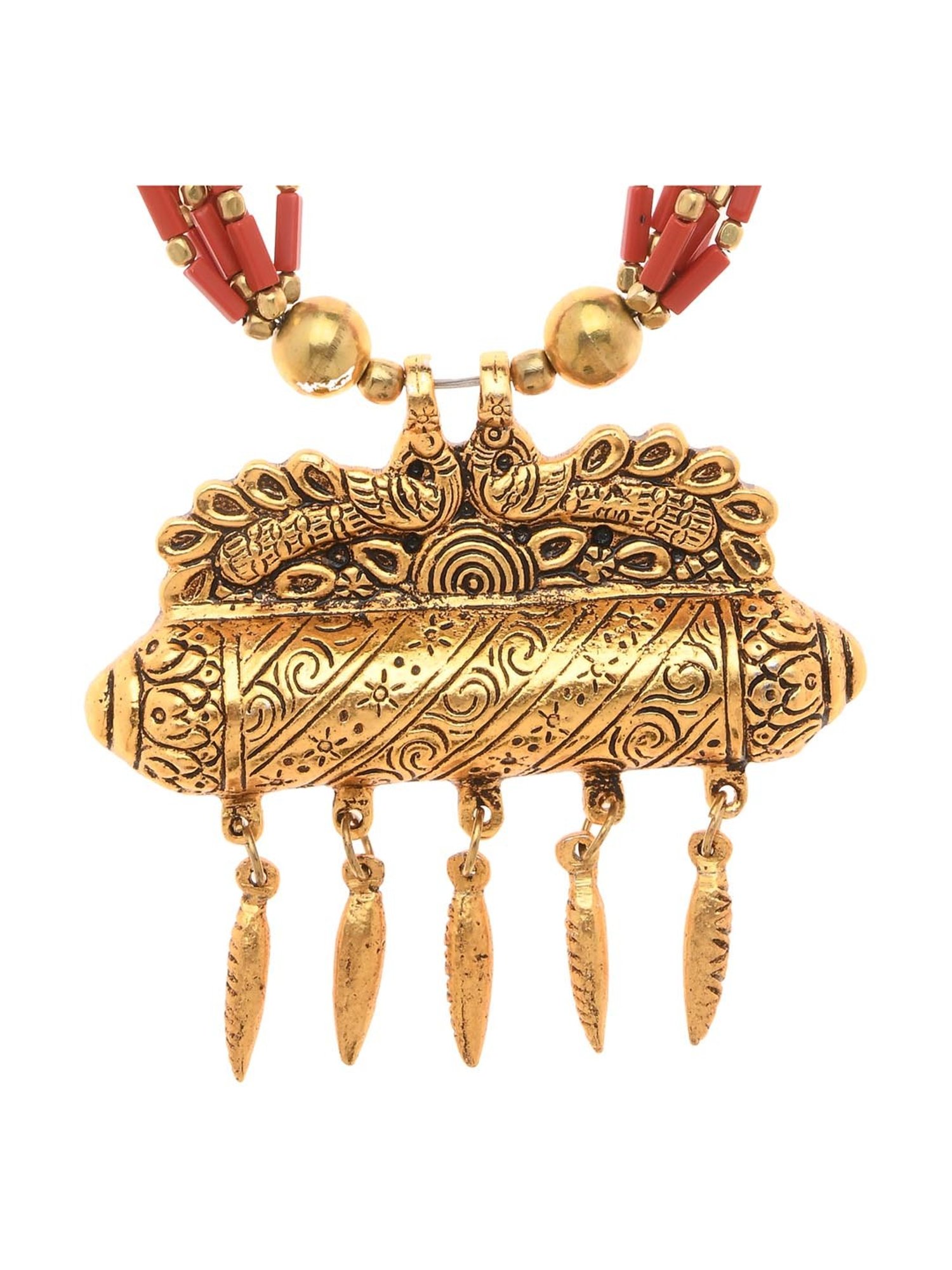 Imli Street Red & Green Necklace