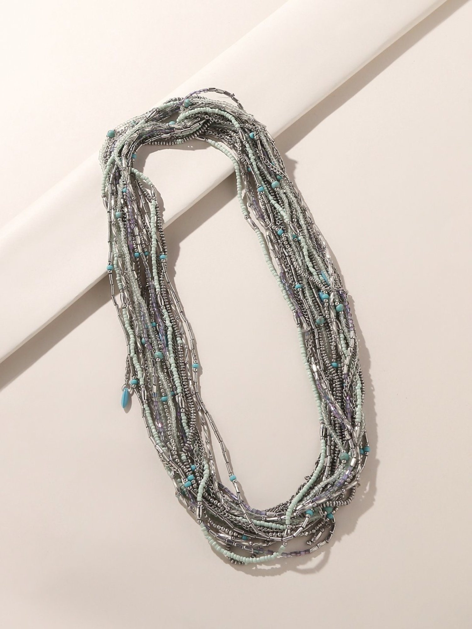 ToniQ Gold-Plated White Baroque Choker Necklace for Women