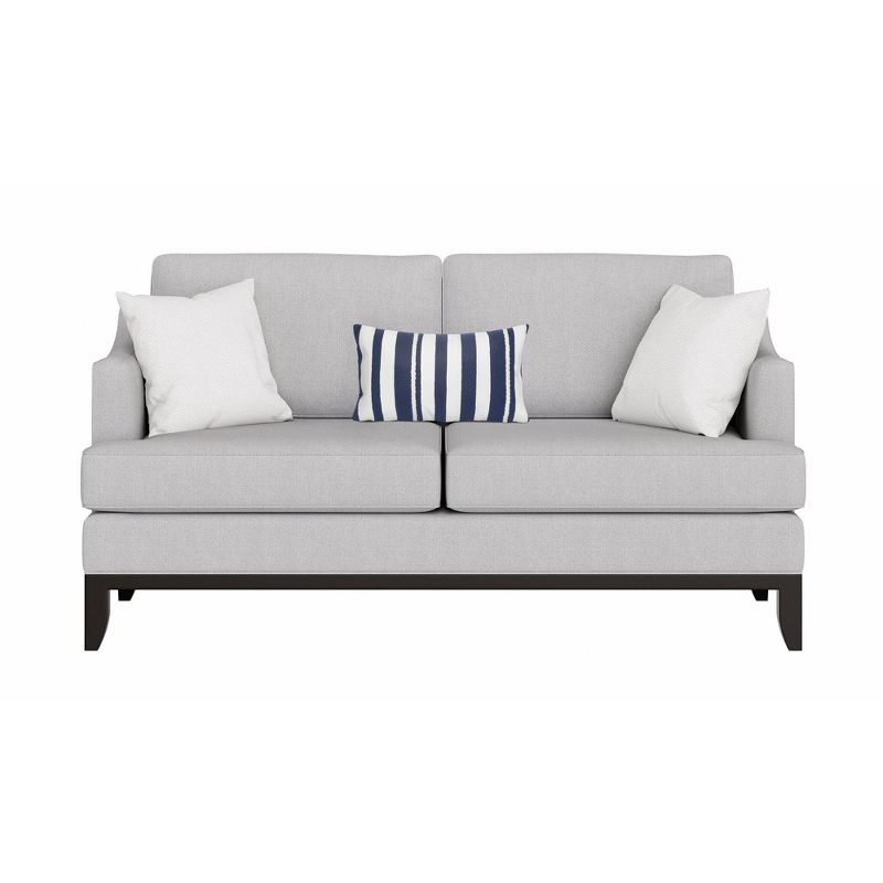 Blue Marina Stripe Throw Indoor/Outdoor Throw Pillow (20"x20") - Liora Manne