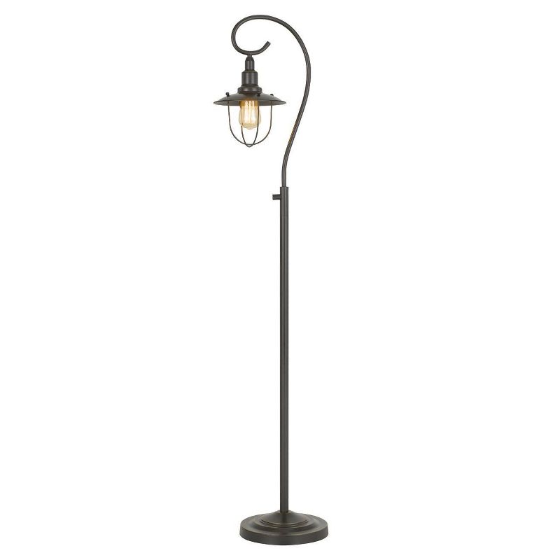 58" Metal Vigo Down Bridge Floor Lamp (Includes Light Bulb) Dark Bronze - Cal Lighting