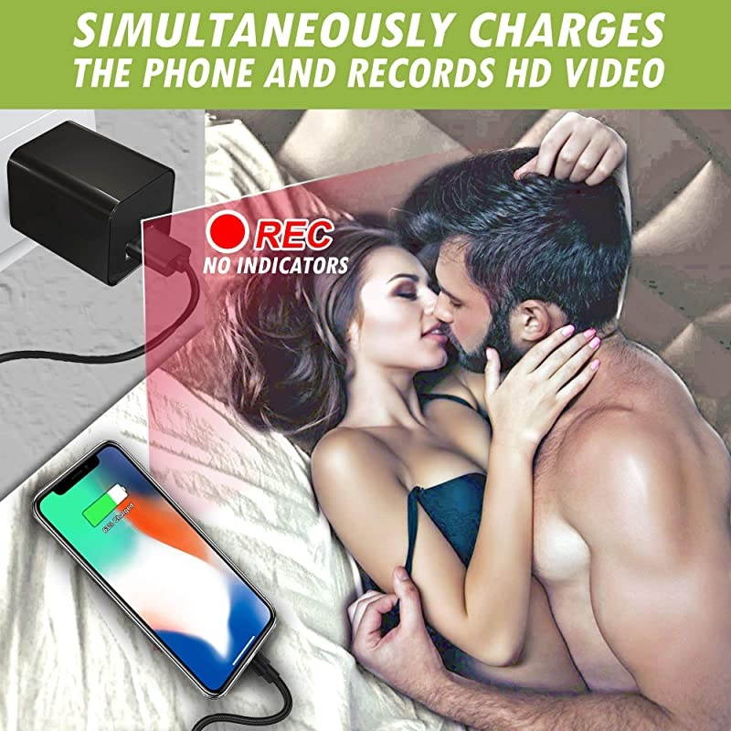 Camera Charger Hidden Camera Premium Pack Mini Camera 1080p USB Charger Camera Hidden Camera Hidden Nanny Cam Hidden Cam Hidden Cam Surveillance Camera Full HD