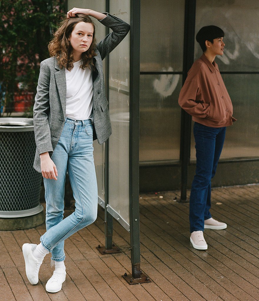 GREATS Women's Royale Leather Lace-Up Sneakers