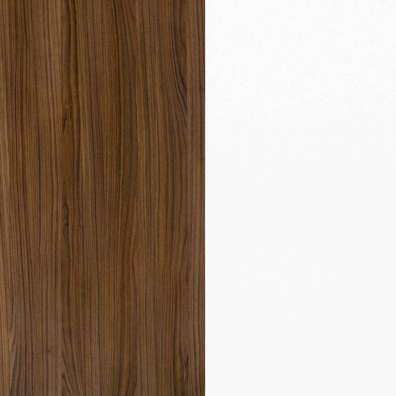 Sequence TV Stand for TVs up to 66" Walnut/White - Nexera