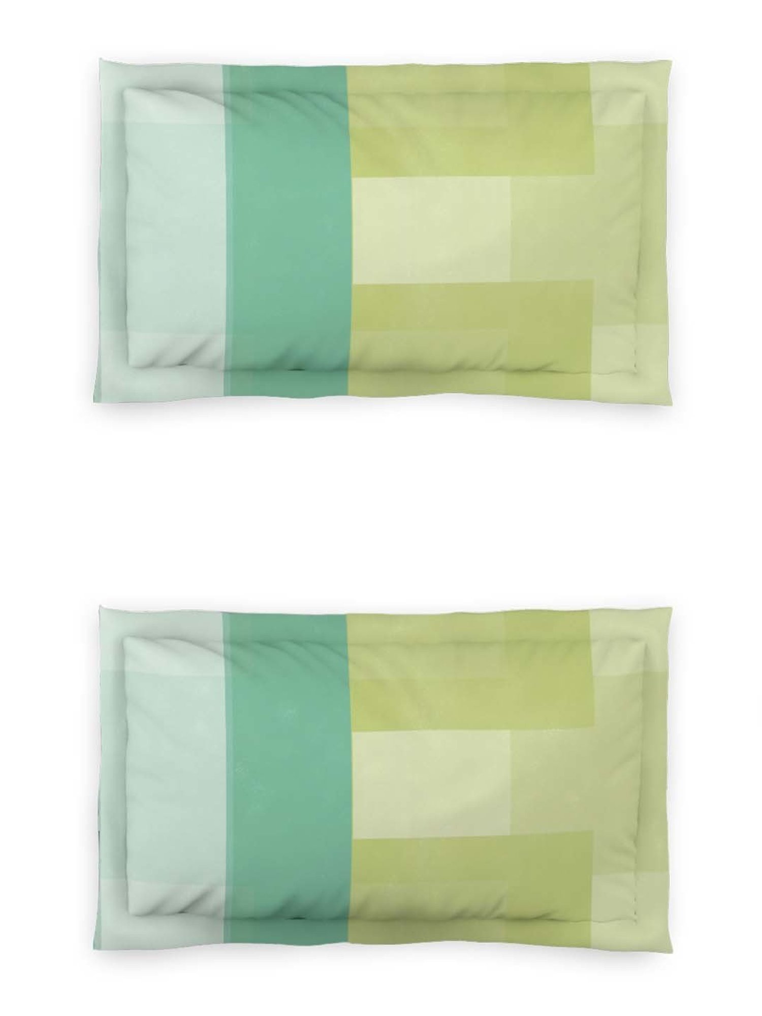 Ddecor Live beautiful Primary Green 144 TC Cotton Queen Bedsheet with 2 Pillow Covers