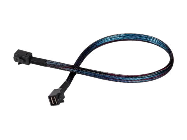 SilverStone 36 Pin Minisas Sff-8087 (Target) to SATA 7Pin (Host) + Sideband Cable 0.5M CPS03-RE Components Other RL-CPS03-RE