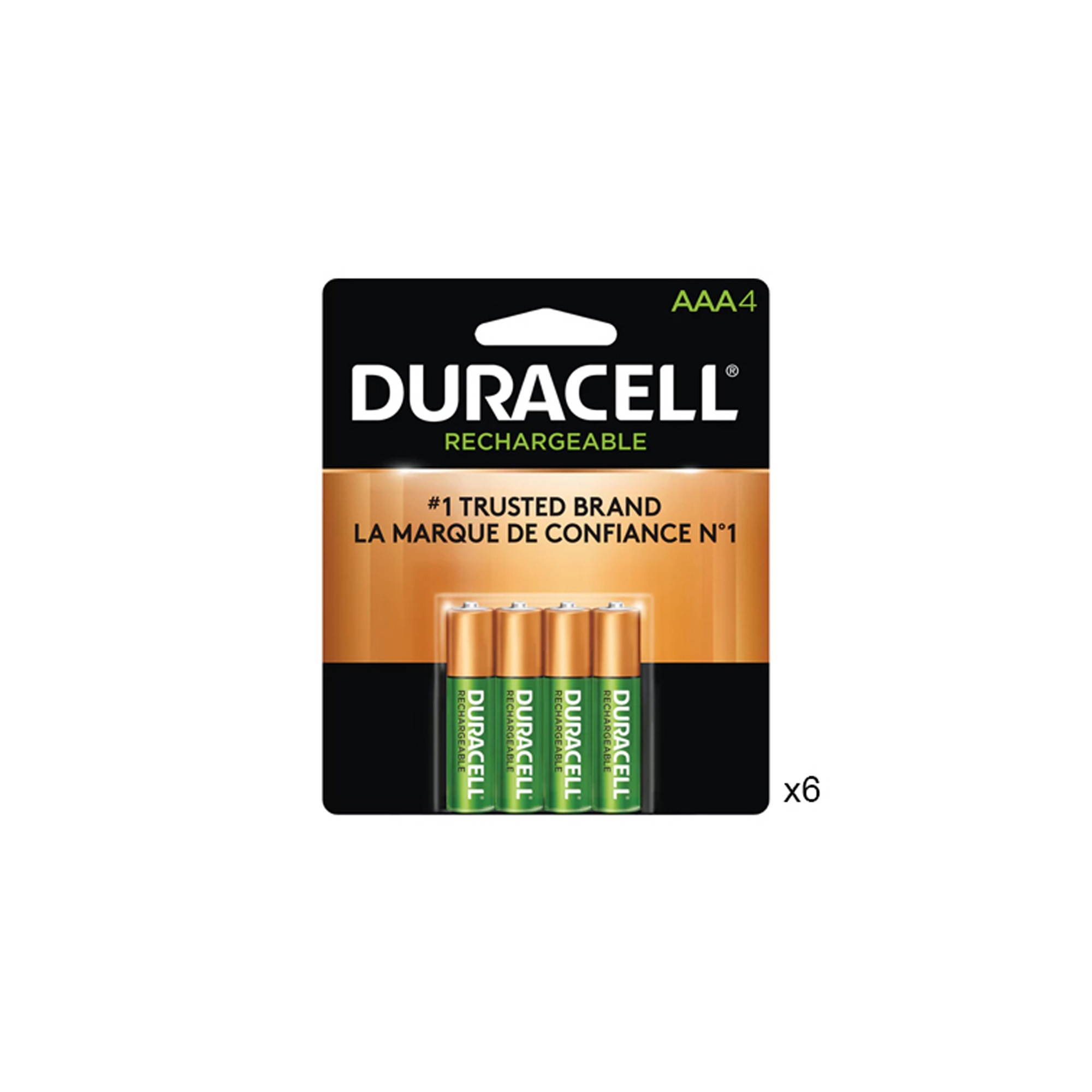 24 x AAA Duracell Rechargeable (DX2400) Batteries (900 mAh)