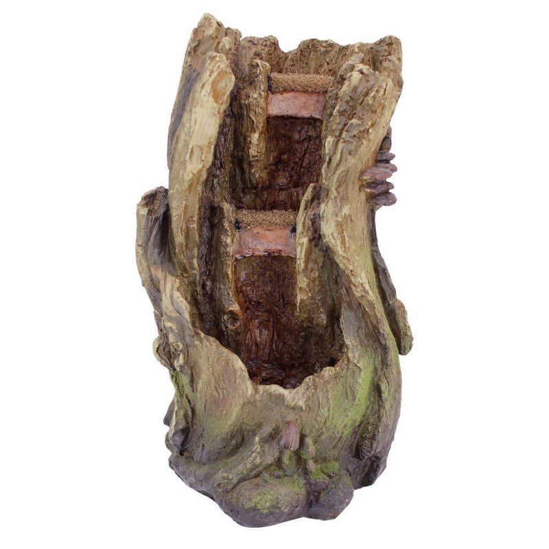 Columbia Falls Illuminated Garden Fountain - Acorn Hollow