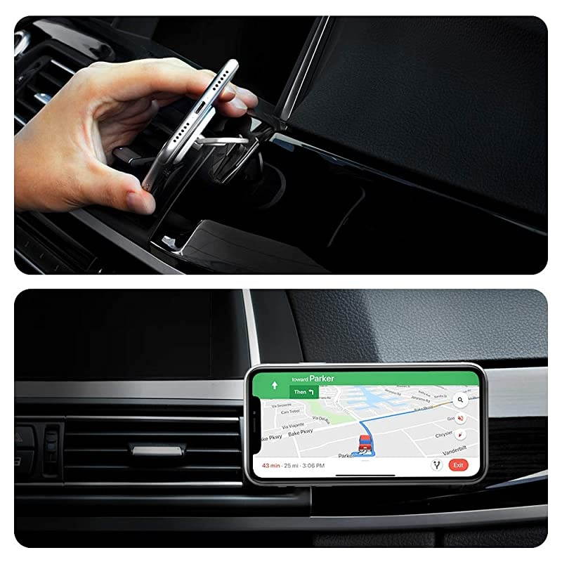 Style Ring Cell Phone Grip Car MountStandHolder for All Phones and Tablets Orchid Gray